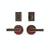 Entry Dead Bolt/Spring Latch - Designer Entry 3 1/2" E101 Dead Bolt / Spring Latch