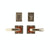 Patio Set - Designer 3" X 3" E103 Patio Dead Bolt/Spring Latch