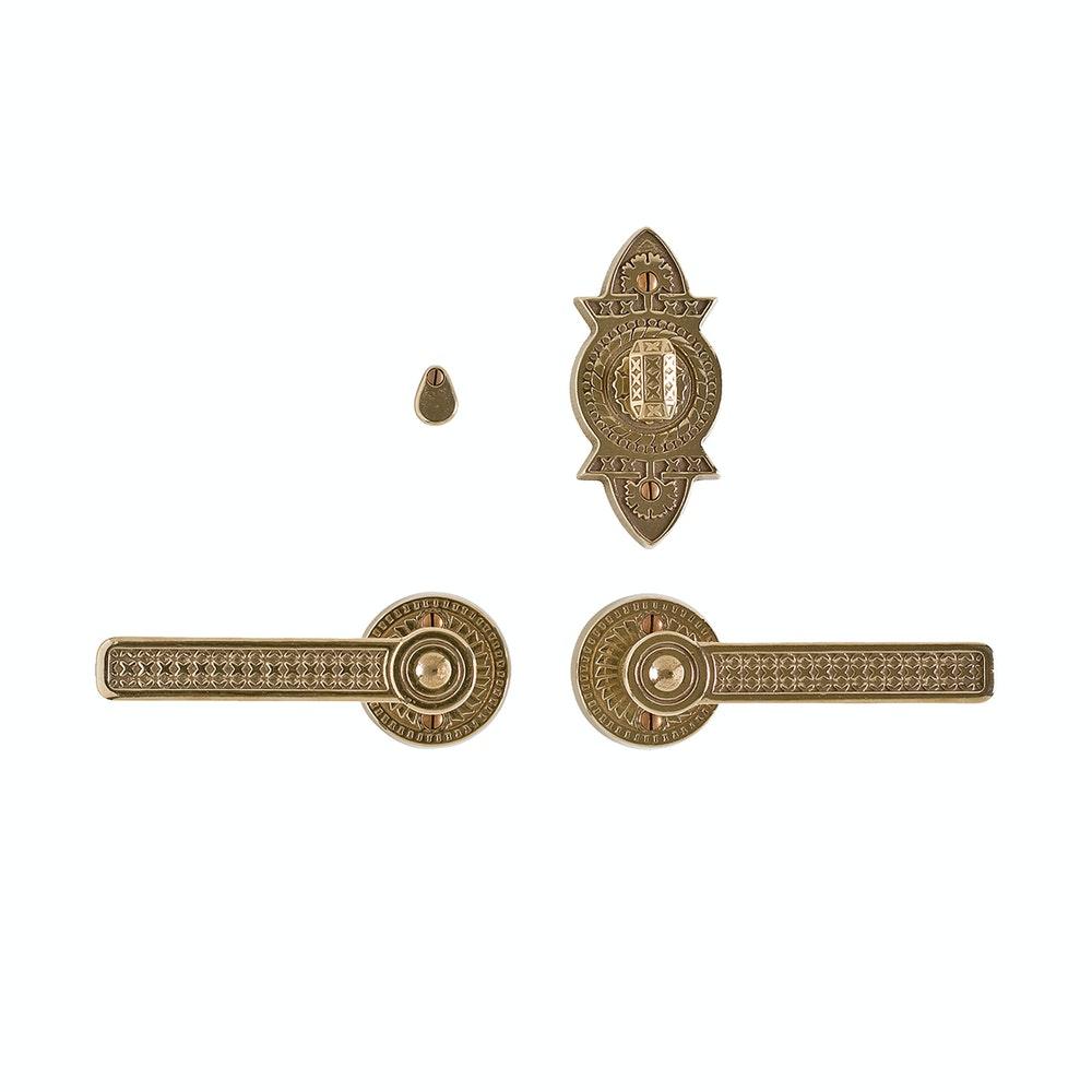 Privacy Mortise Bolt - Briggs 2 1/2" Round E10820 Privacy Mortise Bolt/Spring Latch