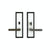 Privacy Mortise Bolt - Designer 3" X 10" E117/E116 Privacy Mortise Bolt/Spring Latch