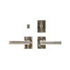 Privacy Spring Latch - Edge 2" X 3" Edge E153 Privacy Spring Latch