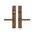 Sliding Door Dummy - Edge 1 3/4" X 11" E195 Sliding Door Dummy Set