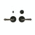 Privacy Mortise Bolt - Metro 3 1/2" Round E202 Privacy Mortise Bolt/Spring Latch
