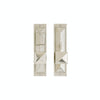 Entry Mortise Lock - Mack Entry 3 3/4" X 20" G21033-E21057 Mortise Lock With 2 1/2" X 10" Interior