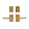 Patio Set - Metro 2 1/2" X 4 1/2" E236 Patio Dead Bolt/Spring Latch