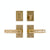 Patio Set - Metro 2 1/2" X 4 1/2" E236 Patio Dead Bolt/Spring Latch