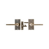 Gate Sets - Metro Gate Latch Passage With E236 - 2 1/2" X 4 1/2"