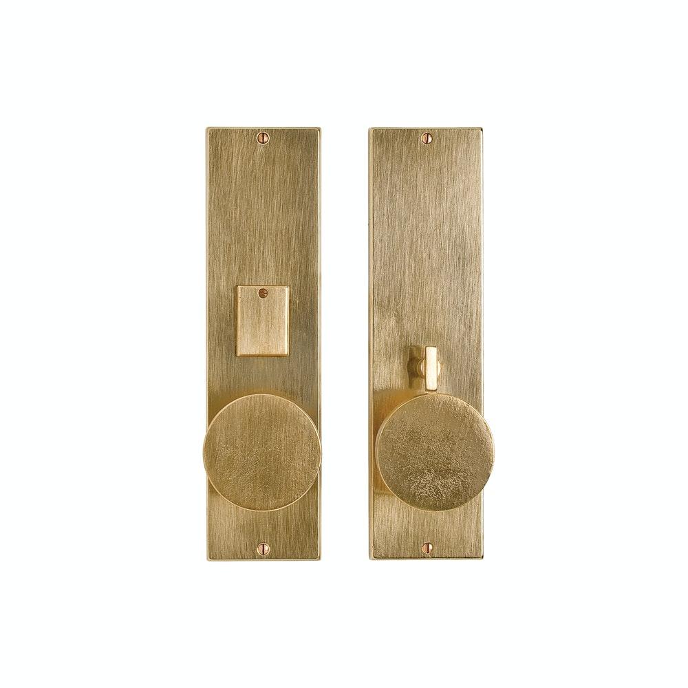 Entry Dead Bolt/Spring Latch - Metro Entry 2 1/4" X 17" G225-E262 Dead Bolt/ Spring Latch With 3 1/2" X 13" Interior