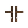 Multipoint Patio - Trousdale 1 3/4" X 11" E30365 Multi-Point Patio Trim, Lever High