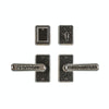 Hammered Entry 2 1/2" x 4 1/2" E30403 Dead Bolt / Spring Latch