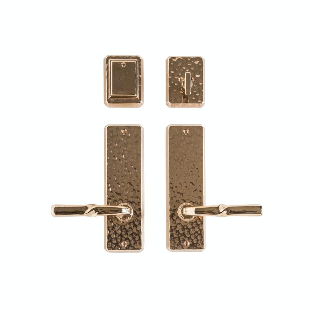 Patio Set - Hammered 2 1/2" X 8" E30406 Patio Mortise Lock