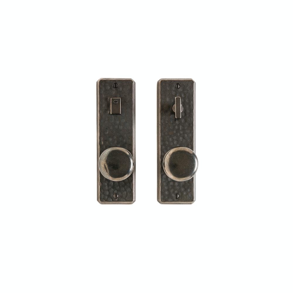 Privacy Mortise Lock - Hammered 2 1/2" X 8" E30409/E30407 Privacy Mortise Lock
