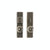 Patio Set - Hammered 2 1/2" X 10" E30410 Patio Dead Bolt/Spring Latch