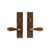 Passage Set - Hammered 2 1/2" X 10" E30410 Passage Spring Latch