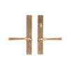 Multipoint Passage - Hammered 1 3/4" X 11" E30465 Multi-Point Passage Trim, Lever High