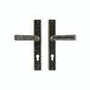 Multipoint Entry - Hammered 1 3/4" X 11" E30468 Multi-Point Entry Trim With Profile Cylinder, Lever High