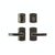 Entry Dead Bolt/Spring Latch - Convex Entry 2 1/2" X 4 1/2" E30503 Dead Bolt / Spring Latch