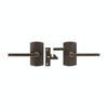 Convex Gate Latch Passage with E30503 - 2 1/2" x 4 1/2"