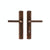 Multipoint Entry - Convex 1 3/4" X 11" E30567 Multi-Point Entry Trim With American Cylinder, Lever High