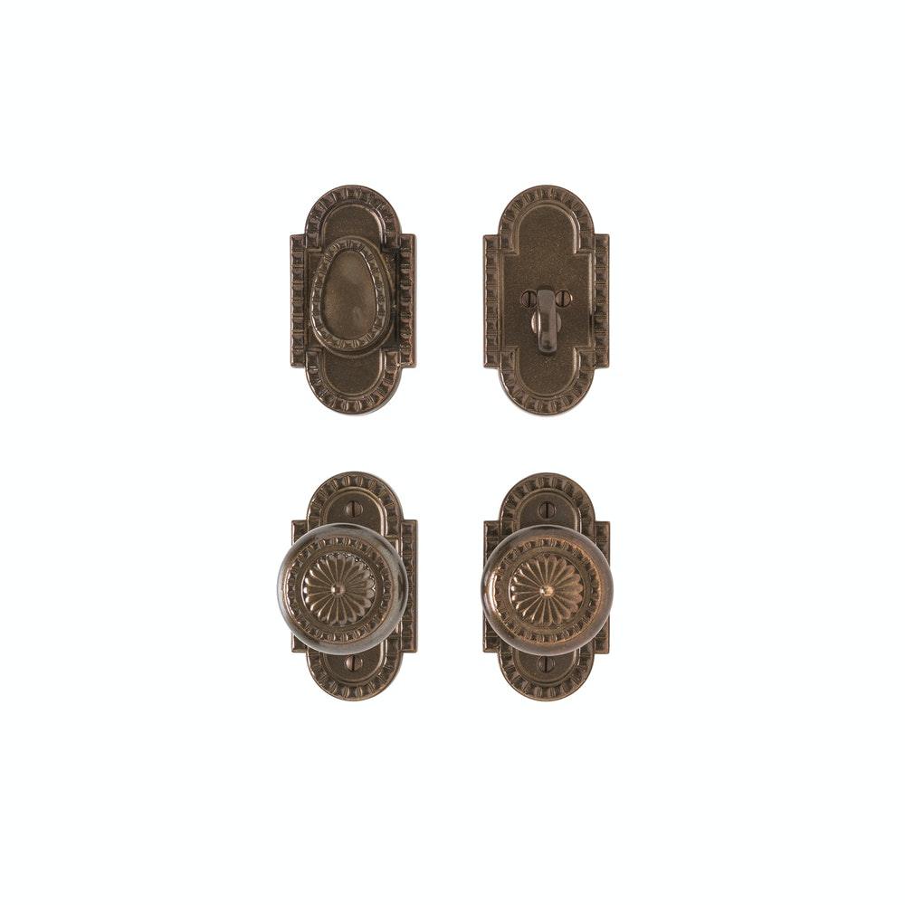 Entry Dead Bolt/Spring Latch - Corbel Arched Entry 2 1/2" X 4 1/2" E30603 Dead Bolt / Spring Latch