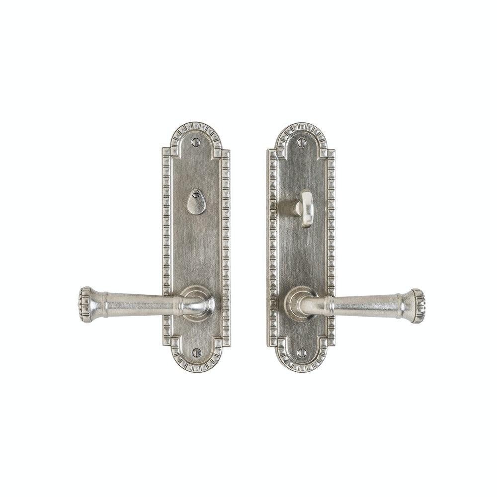 Privacy Mortise Bolt - Corbel-Arched 2 1/2" X 9" E30609/E30607 Privacy Mortise Bolt/Spring Latch