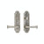 Privacy Mortise Lock - Corbel-Arched 2 1/2" X 9" E30609/E30607 Privacy Mortise Lock