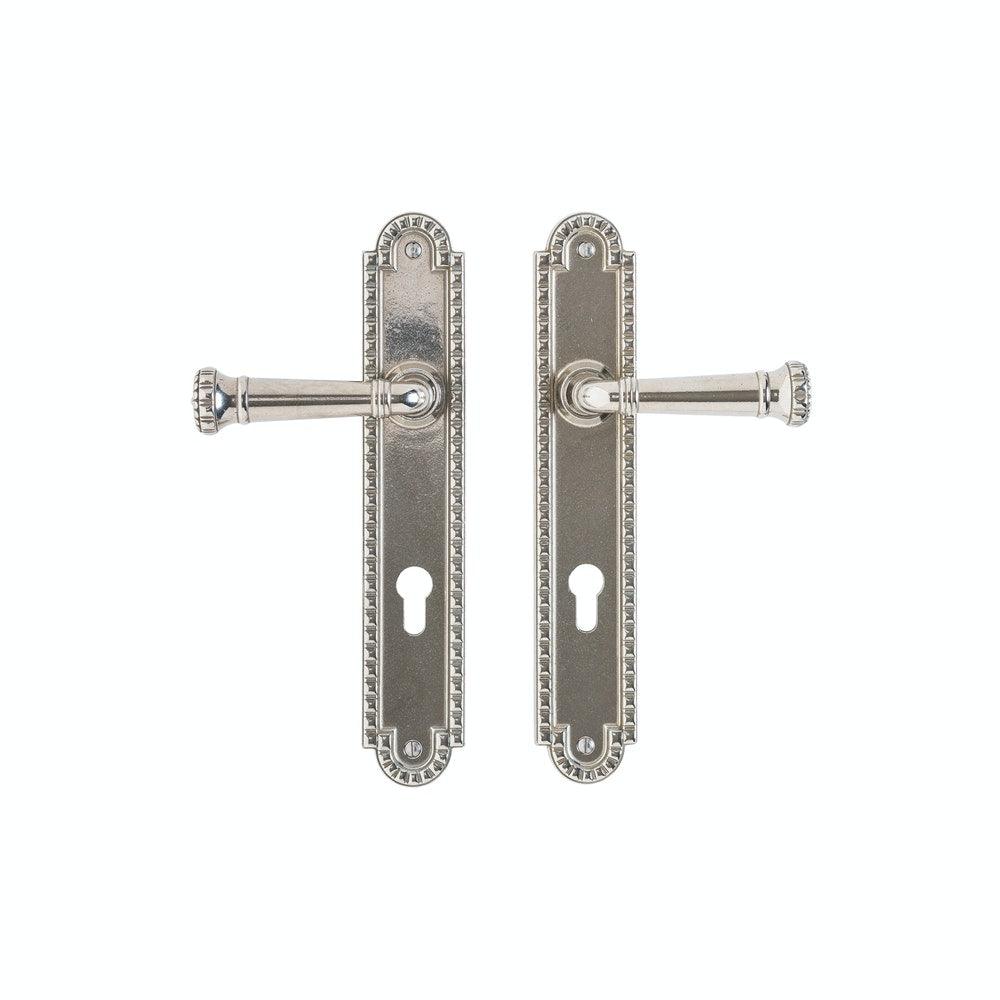 Multipoint Entry - Corbel Arched 2" X 11" E30668 Multi-Point Entry Trim With Profile Cylinder, Lever High