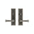 Privacy Mortise Lock - Corbel-Rectangular 2 1/2" X 9" E30709/E30707 Privacy Mortise Lock
