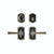 Entry Dead Bolt/Spring Latch - Bordeaux Entry 2 1/2" X 4 1/2" E30804 Dead Bolt / Spring Latch
