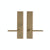 Passage Set - Stepped 2 1/2" X 11" E312 Passage Mortise Lock