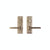 Screen Set - Stepped 2" X 6" E317 Screen Privacy Mortise Lock
