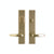 Patio Set - Stepped 2 1/2" X 13" E356 Patio Dead Bolt/Spring Latch