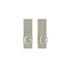 Passage Set - Rectangular 2 1/2" X 8" E410 Passage Mortise Lock