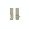 Passage Set - Rectangular 2 1/2" X 8" E410 Passage Spring Latch