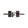 Rectangular Gate Latch Passage with E414 - 2 1/2" x 4 1/2"