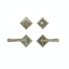 Entry Dead Bolt/Spring Latch - Diamond Entry 3 9/16" X 3 9/16" E415 Dead Bolt / Spring Latch