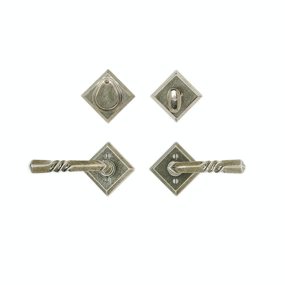 Entry Dead Bolt/Spring Latch - Diamond Entry 3 9/16" X 3 9/16" E415 Dead Bolt / Spring Latch