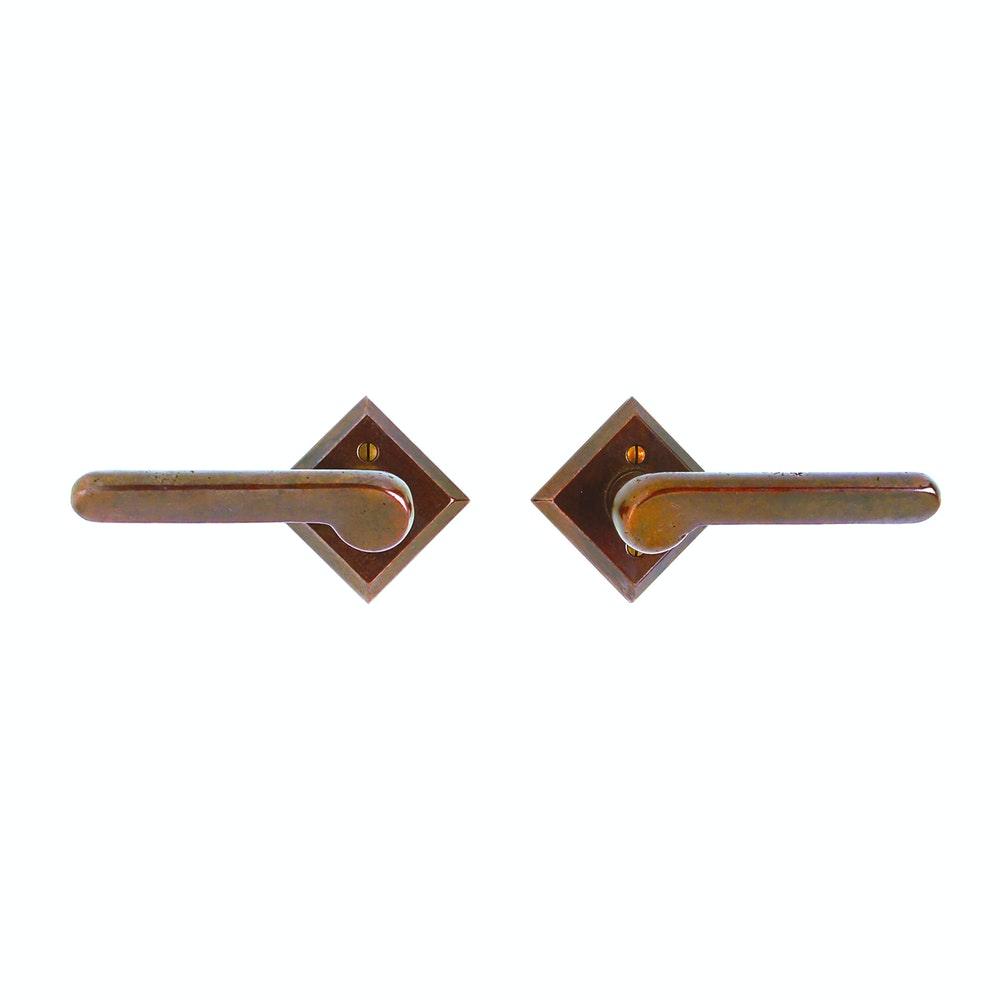 Privacy Mortise Bolt - Diamond 3 9/16" X 3 9/16" Dmnd E415 Privacy Mortise Bolt/Spring Latch