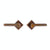 Privacy Mortise Bolt - Diamond 3 9/16" X 3 9/16" Dmnd E415 Privacy Mortise Bolt/Spring Latch