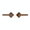 Passage Set - Diamond 3 9/16" X 3 9/16" E415 Passage Spring Latch