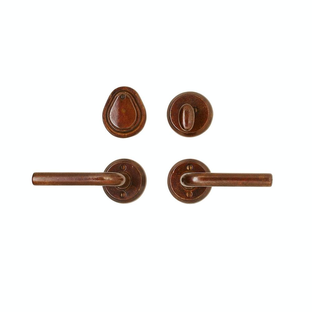 Entry Dead Bolt/Spring Latch - Round Entry 2 1/2" E417 Dead Bolt / Spring Latch