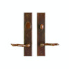 Rectangular Entry 2 1/2" x 13" E438-E437 Dead Bolt / Spring Latch with 2 1/2" x 13" Interior Escutcheon