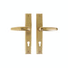 Multipoint Entry - Rectangular 1 3/4" X 11" E448 Multi-Point Entry Trim With Profile Cylinder, Lever High