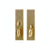 Entry Mortise Lock - Rectangular Entry 3 1/2" X 13" E462-E463 Mortise Lock With 3 1/2" X 13" Interior Escutcheon