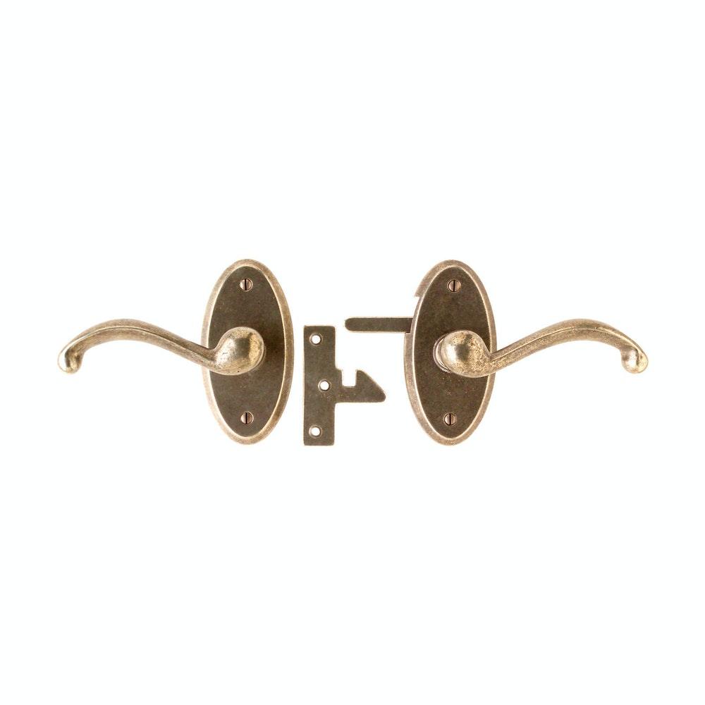 Gate Sets - Oval Gate Latch Passage With E501 - 2 5/8" X 5 1/4"