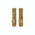 Entry Mortise Lock - Curved Entry 2 1/2" X 11" E511-E513 Mortise Lock With 2 1/2" X 11" Interior Escutcheon