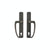 Sliding Door Dummy - Curved 1 3/4" X 11" E530 Sliding Door Dummy Set
