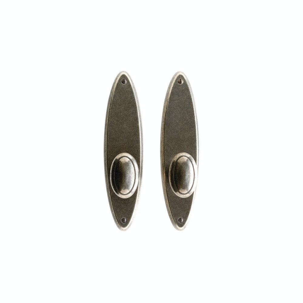 Oval 2 1/2" x 10" E542/E541 Privacy Mortise Bolt/Spring Latch