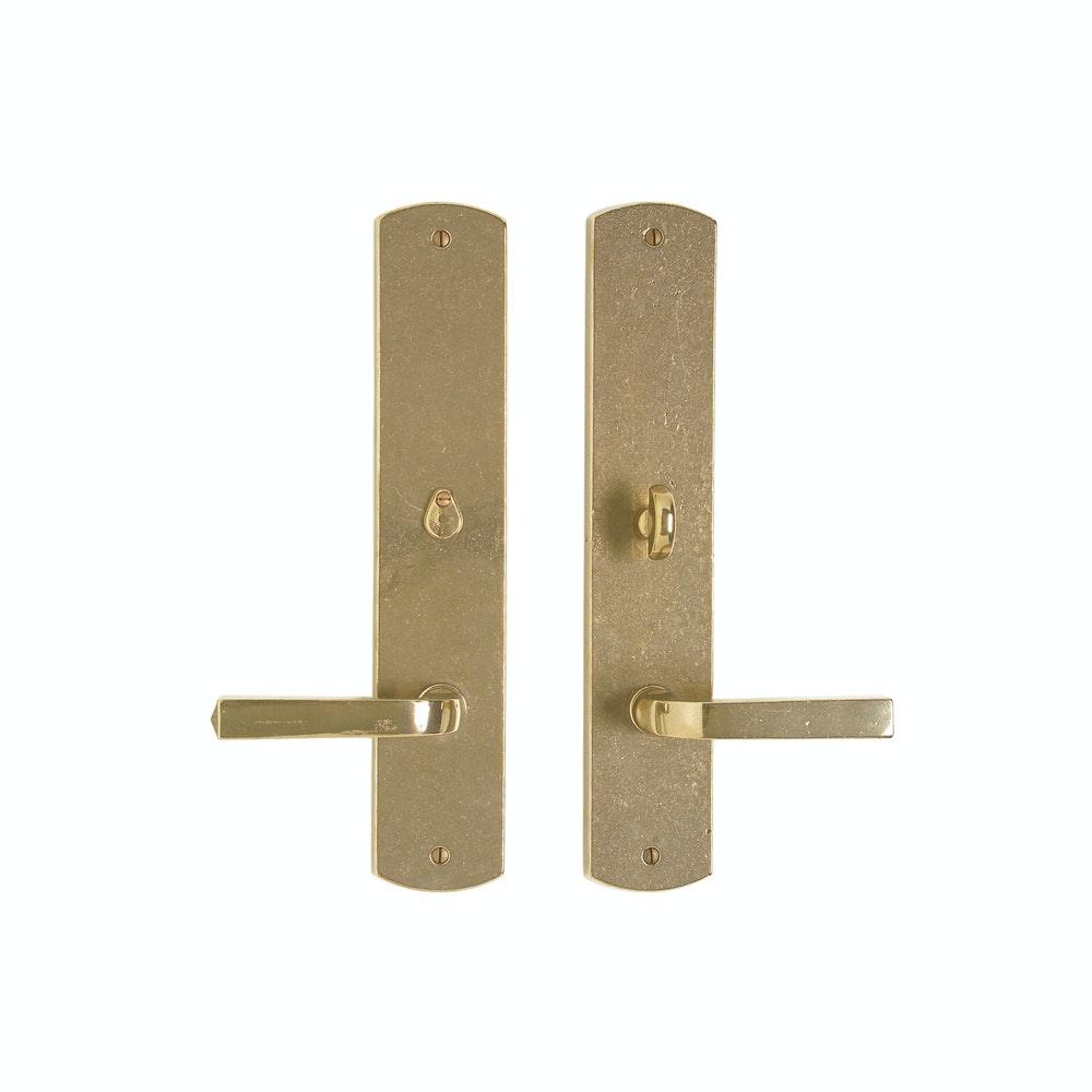 Passage Set - Curved 2 1/2" X 13" E556 Passage Mortise Lock