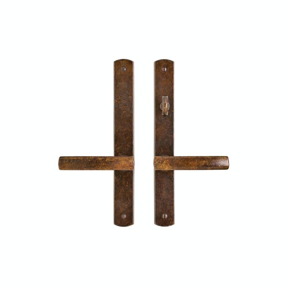 Multipoint Patio - Curved 1 3/8" X 11" E527 Multi-Point Patio Trim, Lever Low